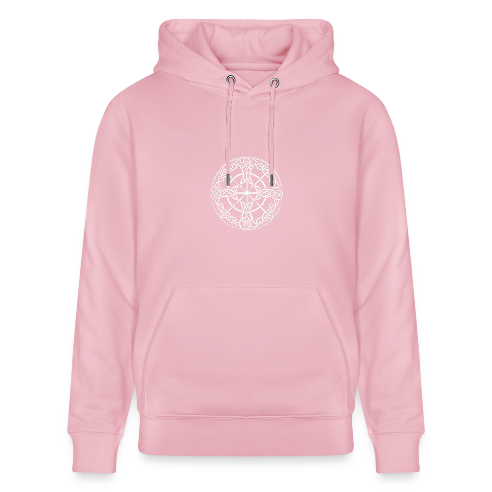 Runenkreis Unisex Hoodie – Mystische Power trifft gemütlichen Style - Hellrosa