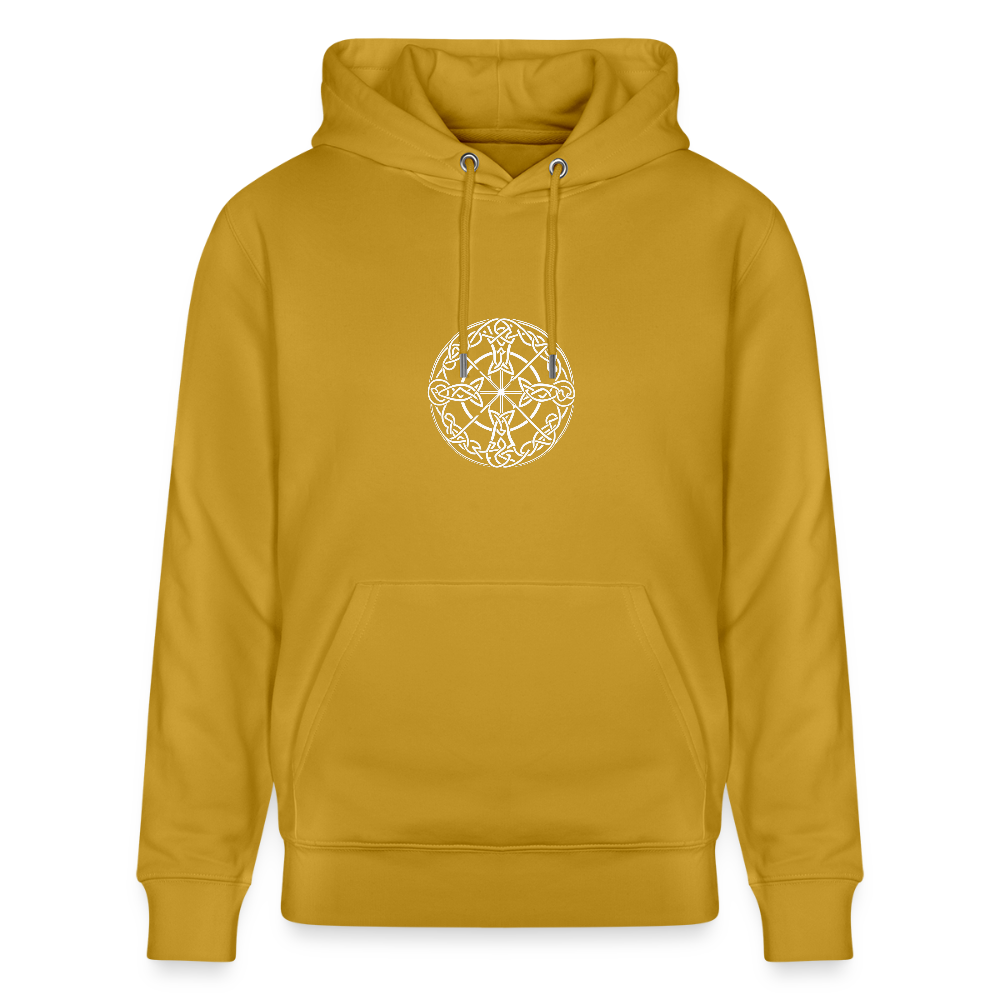 Runenkreis Unisex Hoodie – Mystische Power trifft gemütlichen Style - Ocker