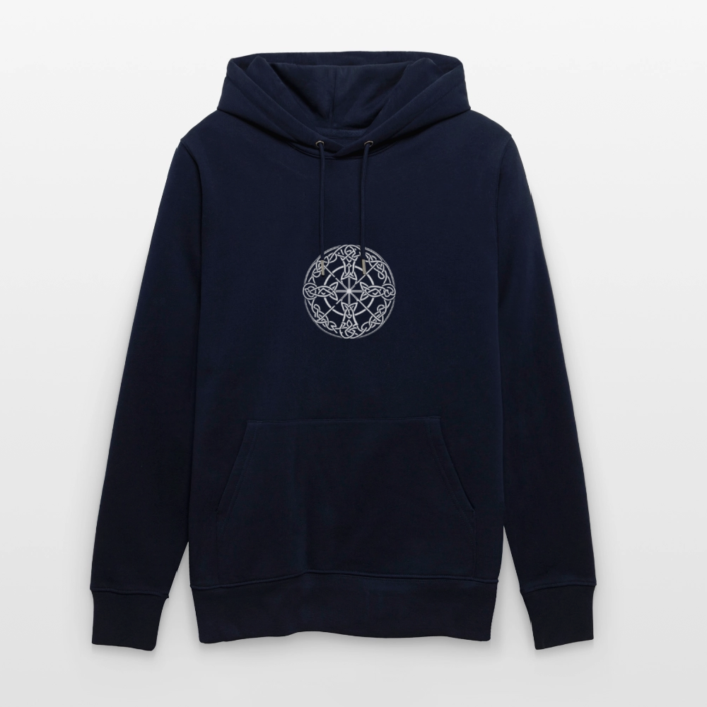 Runenkreis Unisex Hoodie – Mystische Power trifft gemütlichen Style - Navy