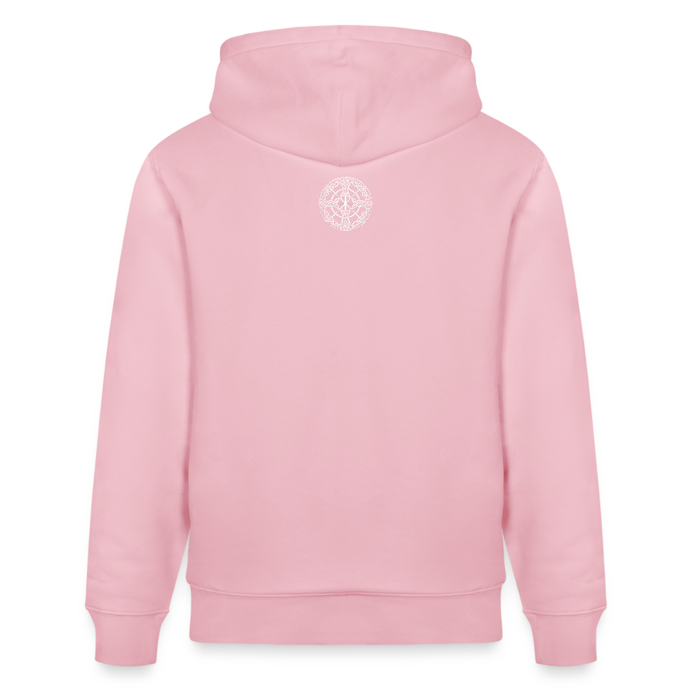 Runenkreis Unisex Hoodie – Mystische Power trifft gemütlichen Style - Hellrosa