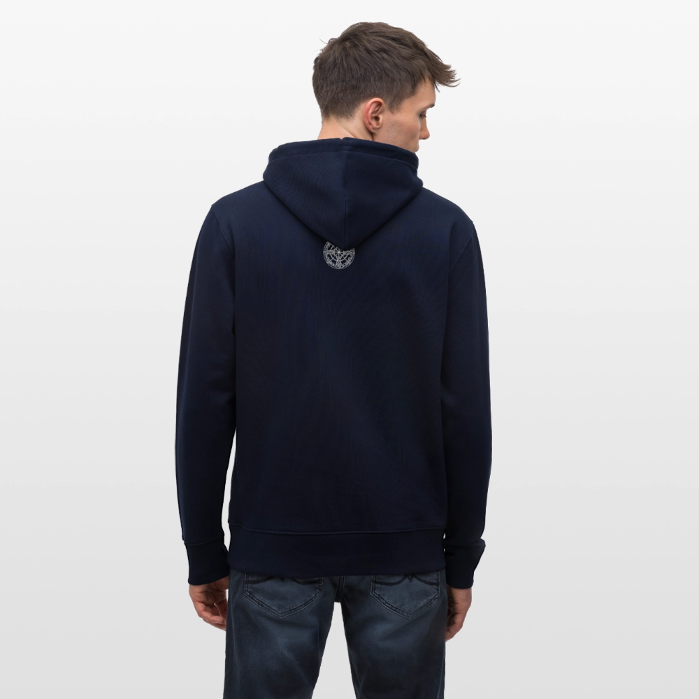 Runenkreis Unisex Hoodie – Mystische Power trifft gemütlichen Style - Navy