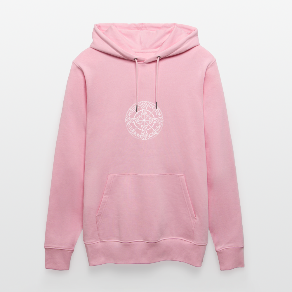 Runenkreis Unisex Hoodie – Mystische Power trifft gemütlichen Style - Hellrosa