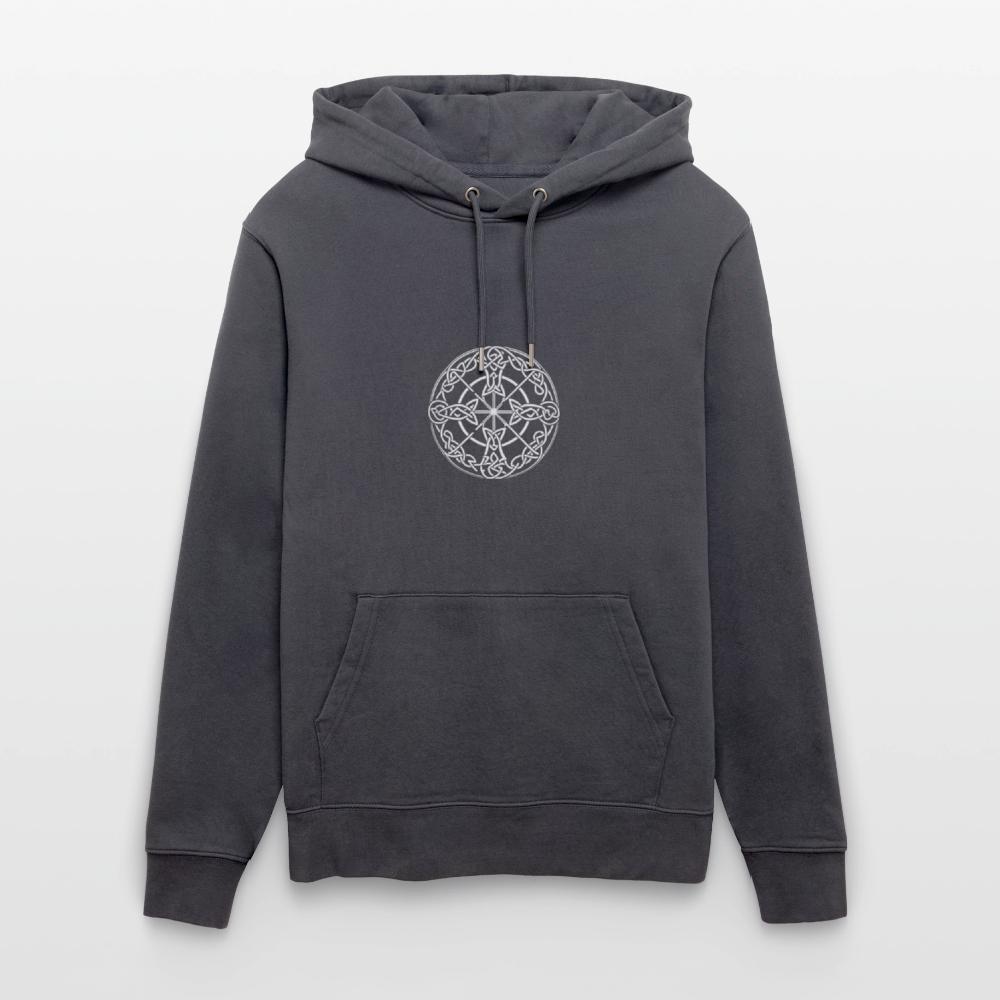 Runenkreis Unisex Hoodie – Mystische Power trifft gemütlichen Style - Indigoblau