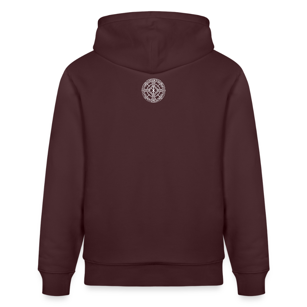 Runenkreis Unisex Hoodie – Mystische Power trifft gemütlichen Style - Maroon