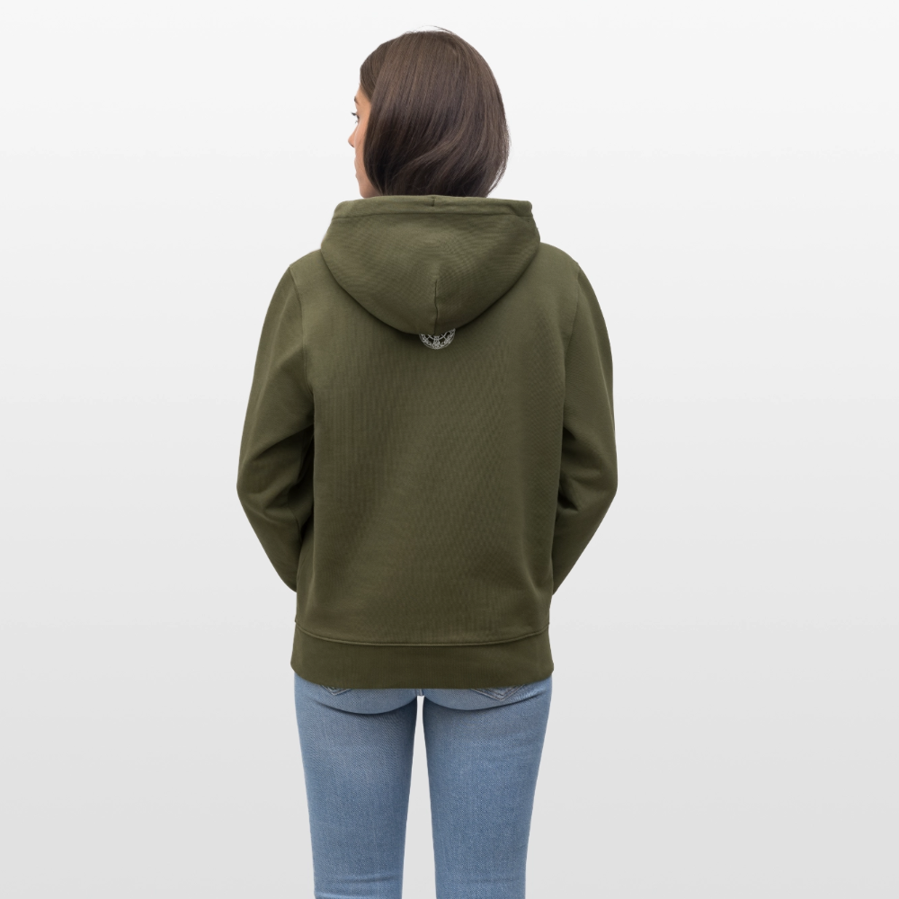 Runenkreis Unisex Hoodie – Mystische Power trifft gemütlichen Style - Khaki Grün