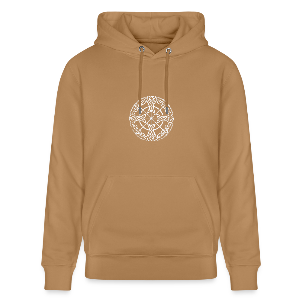 Runenkreis Unisex Hoodie – Mystische Power trifft gemütlichen Style - Karamell 