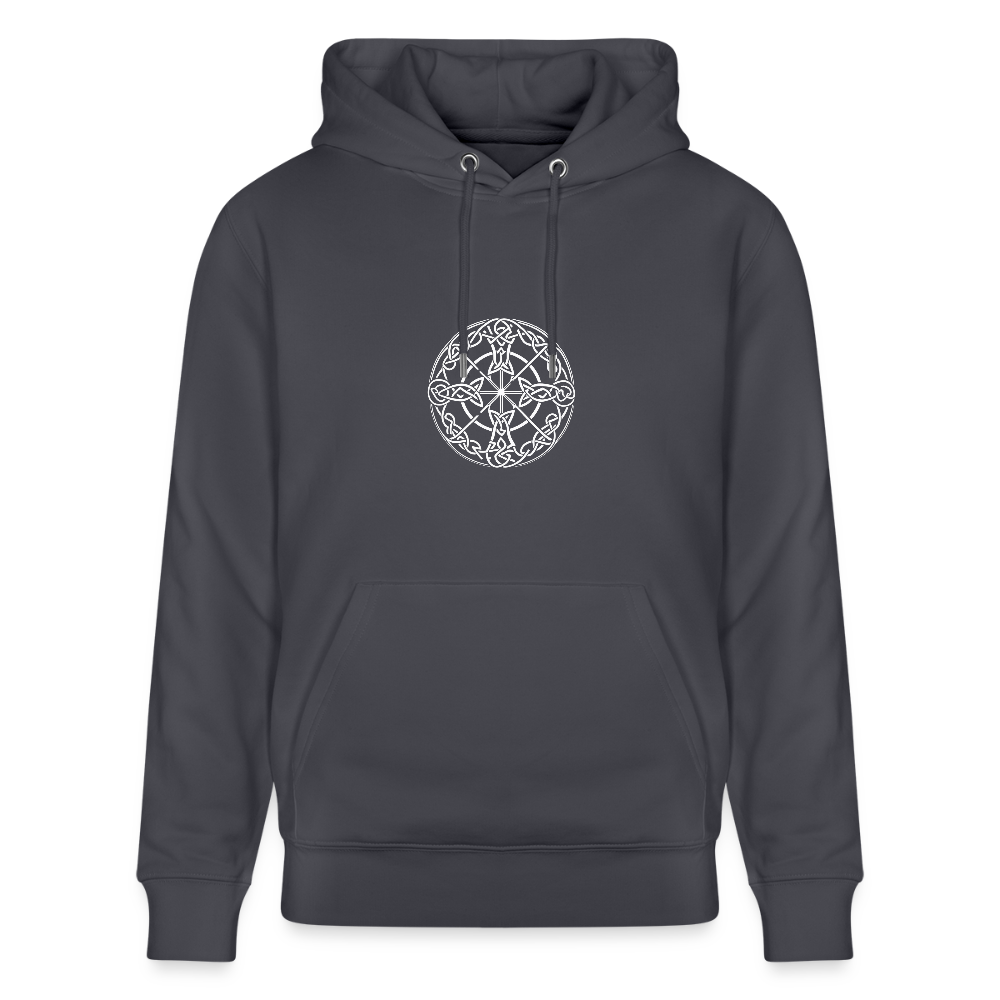 Runenkreis Unisex Hoodie – Mystische Power trifft gemütlichen Style - Indigoblau