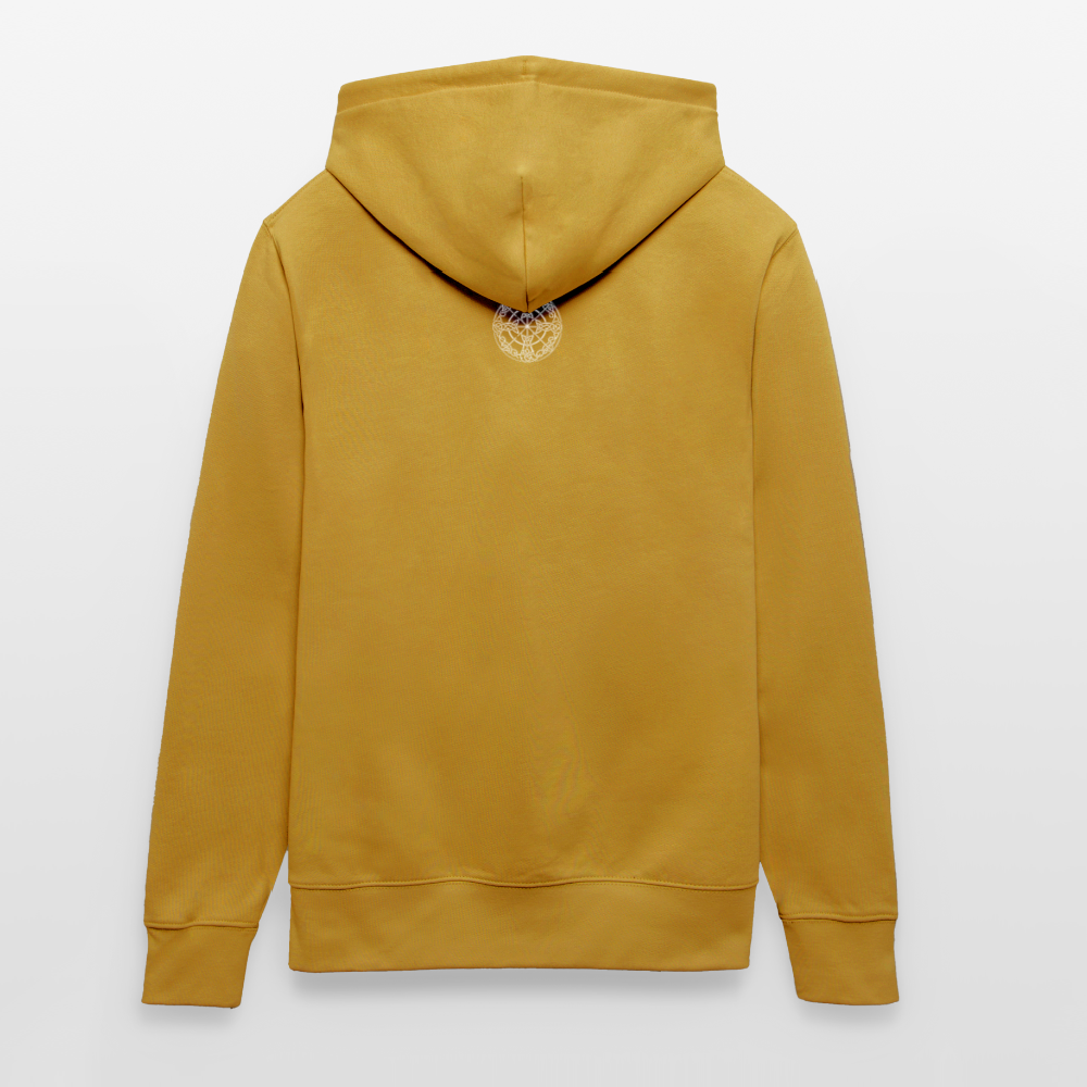Runenkreis Unisex Hoodie – Mystische Power trifft gemütlichen Style - Ocker