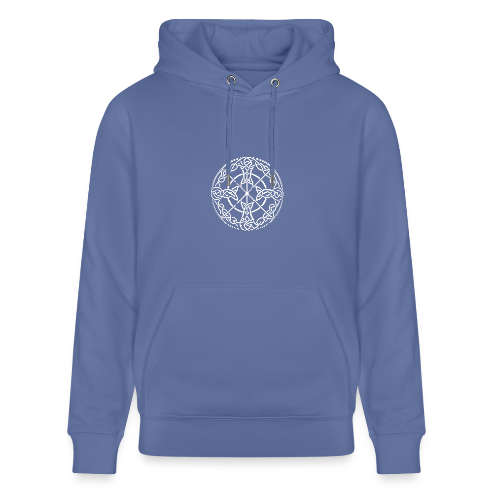 Runenkreis Unisex Hoodie – Mystische Power trifft gemütlichen Style - Blau