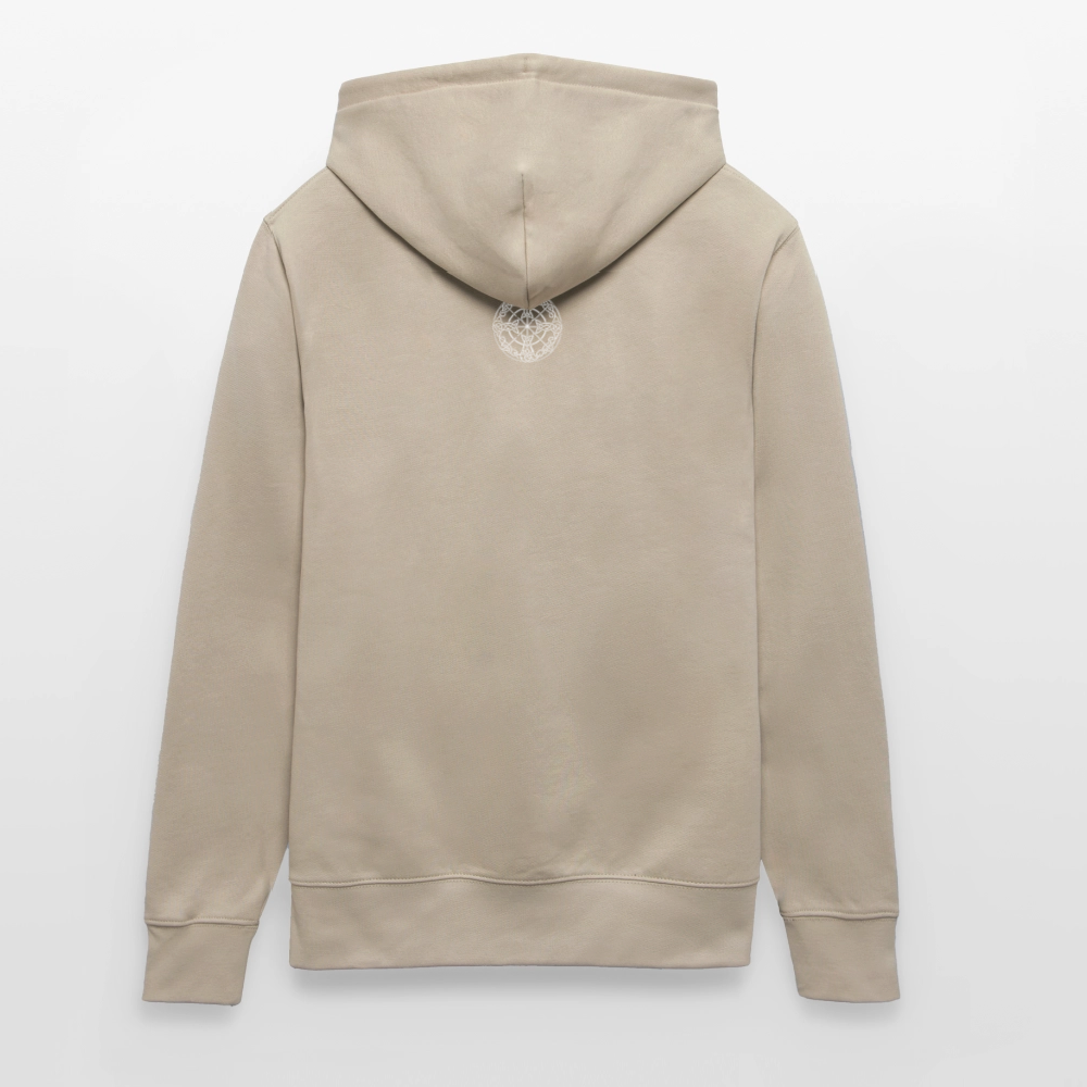 Runenkreis Unisex Hoodie – Mystische Power trifft gemütlichen Style - Beige