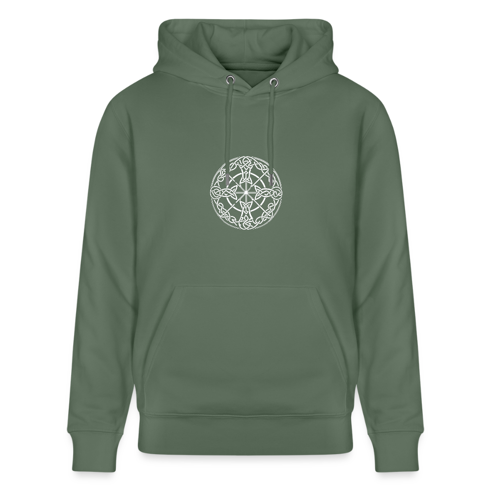 Runenkreis Unisex Hoodie – Mystische Power trifft gemütlichen Style - Tanngrün