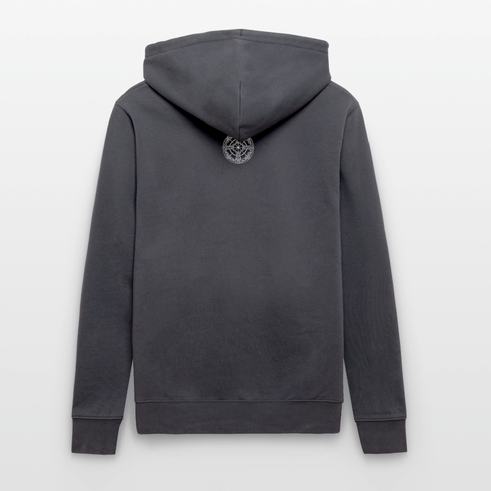 Runenkreis Unisex Hoodie – Mystische Power trifft gemütlichen Style - Indigoblau